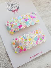 Load image into Gallery viewer, Colourful Block Clips