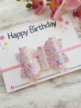 Load image into Gallery viewer, Sparkle Birthday Bow