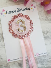 Load image into Gallery viewer, Rosette Birthday Badge