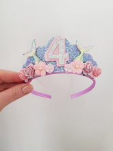 Load image into Gallery viewer, Mermaid Tail Birthday Tiara
