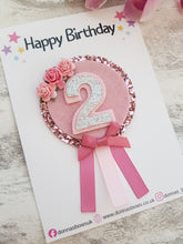 Load image into Gallery viewer, Pink Birthday Badge