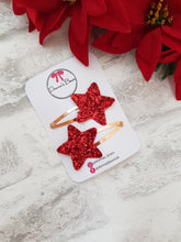 Load image into Gallery viewer, Star Snap Clips