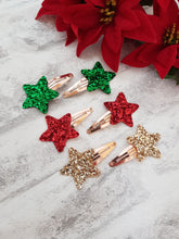 Load image into Gallery viewer, Star Snap Clips