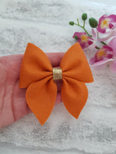 Load image into Gallery viewer, Spice Wool Felt Sailor Hairbow