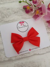 Load image into Gallery viewer, Red Cotton Bow