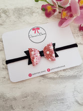 Load image into Gallery viewer, Pink Polka Dot Bow