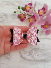 Load image into Gallery viewer, Pink Polka Dot Bow