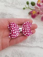 Load image into Gallery viewer, Magenta Dotty Pigtails