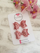 Load image into Gallery viewer, Mid Pink/Dusky Pink Bow