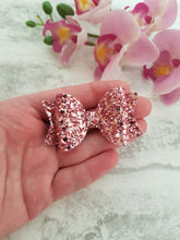 Load image into Gallery viewer, Mid Pink/Dusky Pink Bow