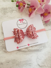 Load image into Gallery viewer, Mid Pink/Dusky Pink Bow