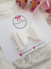Load image into Gallery viewer, Iridescent White Bow