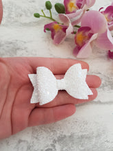 Load image into Gallery viewer, Iridescent White Bow