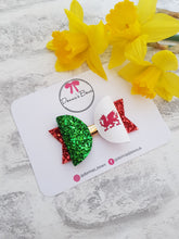 Load image into Gallery viewer, Welsh Flag Hairbows