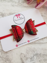 Load image into Gallery viewer, Tartan Star Bow