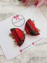 Load image into Gallery viewer, Tartan Star Bow
