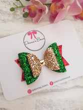 Load image into Gallery viewer, Festive Glitter Bow