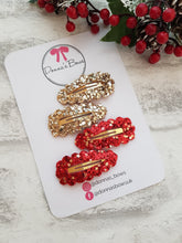 Load image into Gallery viewer, Christmas Snap Clips