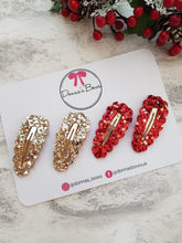 Load image into Gallery viewer, Christmas Snap Clips