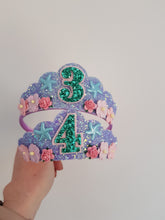 Load image into Gallery viewer, Mermaid Birthday Tiara