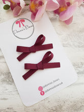 Load image into Gallery viewer, Bungundy Pigtails