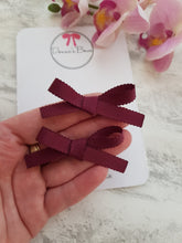 Load image into Gallery viewer, Bungundy Pigtails