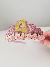 Load image into Gallery viewer, Dusky Pink Birthday Tiara