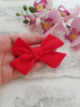 Load image into Gallery viewer, Red Cotton Bow