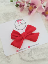 Load image into Gallery viewer, Red Cotton Bow