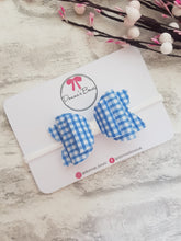 Load image into Gallery viewer, Gingham School Bows