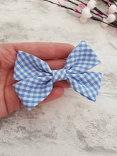 Load image into Gallery viewer, Gingham School Bows