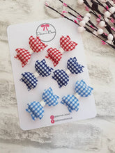 Load image into Gallery viewer, School Gingham Pigtails