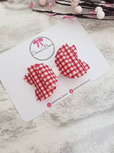 Load image into Gallery viewer, Gingham School Bows