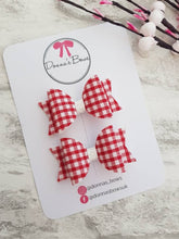 Load image into Gallery viewer, School Gingham Pigtails