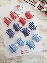 Load image into Gallery viewer, School Gingham Pigtails