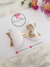 Load image into Gallery viewer, Gold Birthday Bow