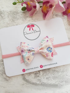 Floral Pinch Bow