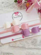 Load image into Gallery viewer, Wool Felt Bow Set
