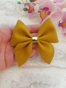 Mustard Sailor Bow