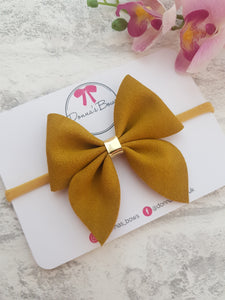 Mustard Sailor Bow