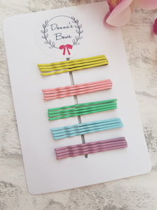 Colour Bobby Hair Pins