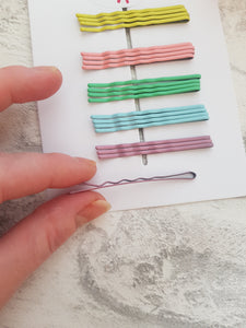 Colour Bobby Hair Pins