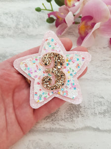 Confetti Birthday Bow & Badge