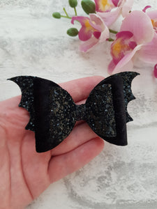 Black Bat Wing Bow