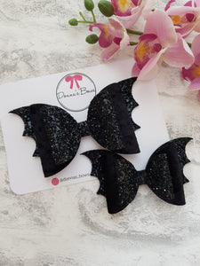 Black Bat Wing Bow