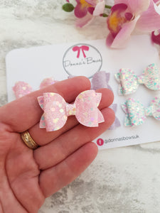 Teeny Bow Pigtail Sets