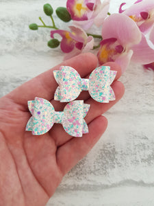 Teeny Bow Pigtail Sets