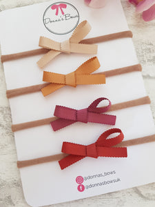 Autumn Ribbon Bows