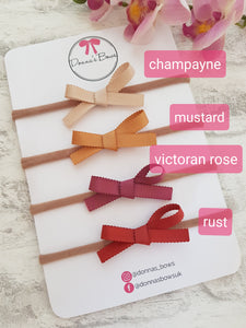 Autumn Ribbon Bows