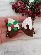 Load image into Gallery viewer, Christmas Pud Bow
